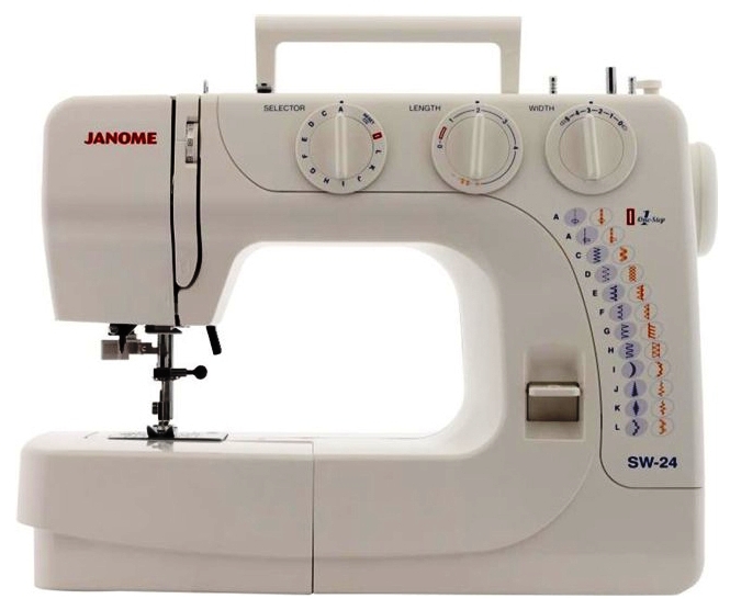 бытовые швейные машины в ташкенте, jack швейные машины в ташкенте цены, Швейная машина Janome, промышленные швейные машины в ташкенте, швейные машинки в узбекистане цены, мини швейная машинка в ташкенте, промышленная машина зигзаг купить в ташкенте, швейные машинки производственные product-janome-sw-24-front.jpg